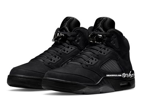 all black air jordan 5|black cat 5 release date.